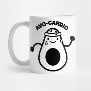 Avo-Cardio Funny Cute Food Cute Mug